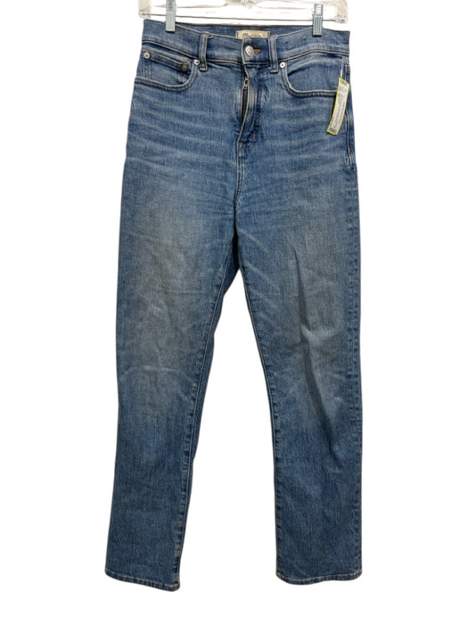 Madewell Size 26 Medium Wash Cotton Blend Denim High Rise Button & Zip Fly Jeans Medium Wash / 26