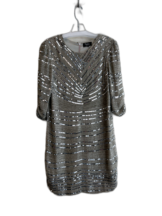 black sparkly knee length dress Maxi Black Sequin Beaded Split Dress With Gloves – Selene Dress