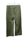 L'agence Size 31 Army Green Cotton Denim Wide Leg Button & Zip 5 Pocket Jeans Army Green / 31