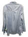 St. John Size S Light Blue Cotton Button Collagen Long Sleeve Top Light Blue / S