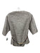 Escada Size 38/M Gray & White Print Silk & Polyamide Round Neck Speckled Jacket Gray & White Print / 38/M