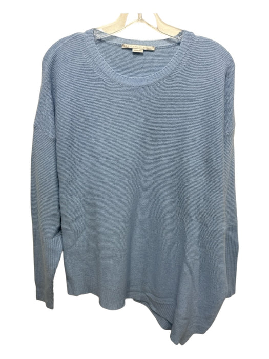 Stella McCartney Size 42 Baby Blue Cashmere & Wool Knit Crew Neck Sweater Baby Blue / 42