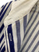 Carolina Herrera Size XS Navy & white Cotton Long Sleeve Cuff Ties Over Size Top Navy & white / XS