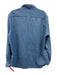 Frank & Eileen Size M Med Wash Cotton Denim Long Sleeve Button Up & Collar Top Med Wash / M