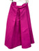 Sachin & Babi Size 6 Fuchsia Polyester Side Zip Front bow Midi Skirt Fuchsia / 6