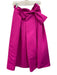 Sachin & Babi Size 6 Fuchsia Polyester Side Zip Front bow Midi Skirt Fuchsia / 6