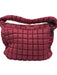 Free People Movement Burgundy Polyester Quilted Square Zipper Detail Bag Burgundy / Large