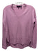 Theory Size P Light Purple Cashmere V Neck Long Sleeve Sweater Light Purple / P