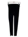 Spanx Size S Black Poly Blend Velvet High Rise Leggings Black / S