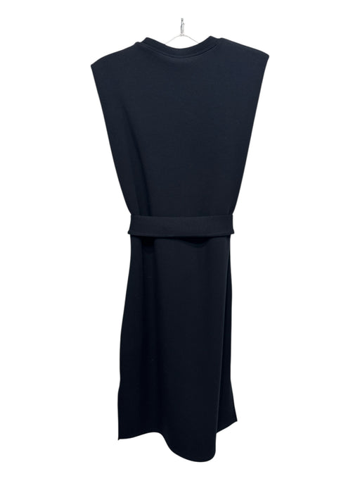 Spanx Size XS Black Modal Blend Sleeveless Side Slits Below knee Dress Black / XS