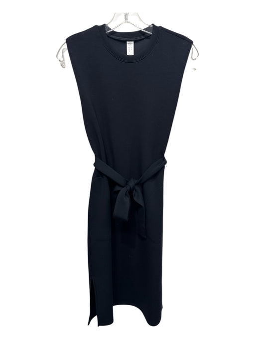 Spanx Size XS Black Modal Blend Sleeveless Side Slits Below knee Dress Black / XS