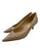 Marion Parke Shoe Size 35.5 Beige Patent Leather Pointed Toe Low Heel Pumps Beige / 35.5