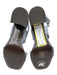 Tory Burch Shoe Size 6 Light Gray Leather Square Toe Ankle Strap Sandals Light Gray / 6