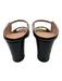 Malone Souliers Shoe Size 36.5 Black & Tan Leather Upper Strappy Open Toe Mules Black & Tan / 36.5