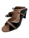 Malone Souliers Shoe Size 36.5 Black & Tan Leather Upper Strappy Open Toe Mules Black & Tan / 36.5