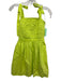 Corey lynn calter Size S Lime Green Cotton Tie Shoulders Shirred Bodice Dress Lime Green / S