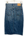Denim Forum Size 25 Medium Wash Cotton Denim Zip Fly Front Slit Midi Skirt Medium Wash / 25