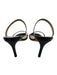 Stuart Weitzman Shoe Size 6 Black Patent Leather 2 Strap Slip On Sandals Black / 6