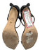Stuart Weitzman Shoe Size 6 Black Patent Leather 2 Strap Slip On Sandals Black / 6