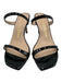 Stuart Weitzman Shoe Size 6 Black Patent Leather 2 Strap Slip On Sandals Black / 6