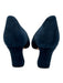 Ally Shoe Size 35.5 Dark Blue Suede Pointed Toe Block Heel Pumps Dark Blue / 35.5