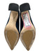 Ally Shoe Size 35.5 Dark Blue Suede Pointed Toe Block Heel Pumps Dark Blue / 35.5