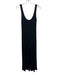 L'agence Size XS Black Sleeveless Ribbed Wide Leg Jumpsuit Black / XS