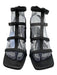 Paige Shoe Size 6 Black Leather open toe Braided Caged Block heel Sandals Black / 6