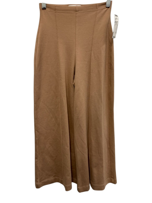 Ripley Rader Size XS Beige Wide Leg Cropped Stretch Pants Beige / XS