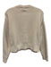 Evereve Size XS White Polyester Blend Knit Long Sleeve Button Up Sweater White / XS