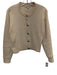 Evereve Size XS White Polyester Blend Knit Long Sleeve Button Up Sweater White / XS