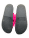 Maeve Shoe Size 9 Hot Pink & Black textile upper Terry Cloth Criss Cross Sandals Hot Pink & Black / 9