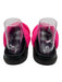 Maeve Shoe Size 9 Black & Pink Terry Cloth Rubber Criss Cross Slide Sandals Black & Pink / 9