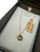 ALHedia Gold 18K Interlocking Circles Circle Clasp Necklace Gold