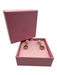 Swarovski Gold & Amber Crystal Gold Tone Octogon drop Square Cushion Earrings Gold & Amber