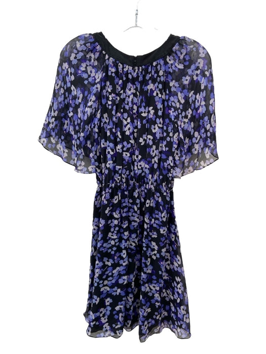 Kate Spade Size S Blue & Black Missing Fabric Back Zip Floral Print Dress Blue & Black / S