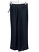 Spanx Size M Black Polyester Stretch Waist Pockets Pleated Trouser Pants Black / M