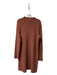 Madewell Size L Burnt Orange Acrylic Blend Knit Long Sleeve Maxi Dress Burnt Orange / L