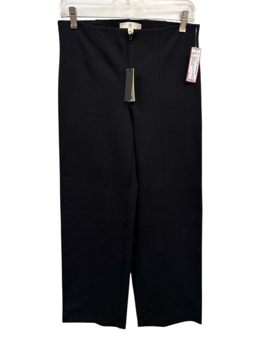 Banana Republic Size S Black Rayon & Viscose High Rise Straight Leg Pants Black / S