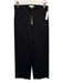 Banana Republic Size S Black Rayon & Viscose High Rise Straight Leg Pants Black / S