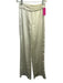 Vici x Emily Travis Size XS White Polyester Pleated Waist Wide Leg Pants White / XS