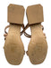 Dolce Vita Shoe Size 5.5 Tan Leather Braid strap Block heel Sandals Tan / 5.5
