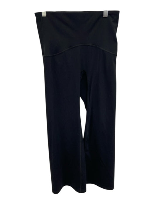 Spanx Size M Black Nylon Blend High Elastic Waist Boot Cut Leggings Black / M
