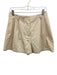 Solid & Striped Size M Beige Cotton Button & Zip Pleated Accent Pockets Shorts Beige / M