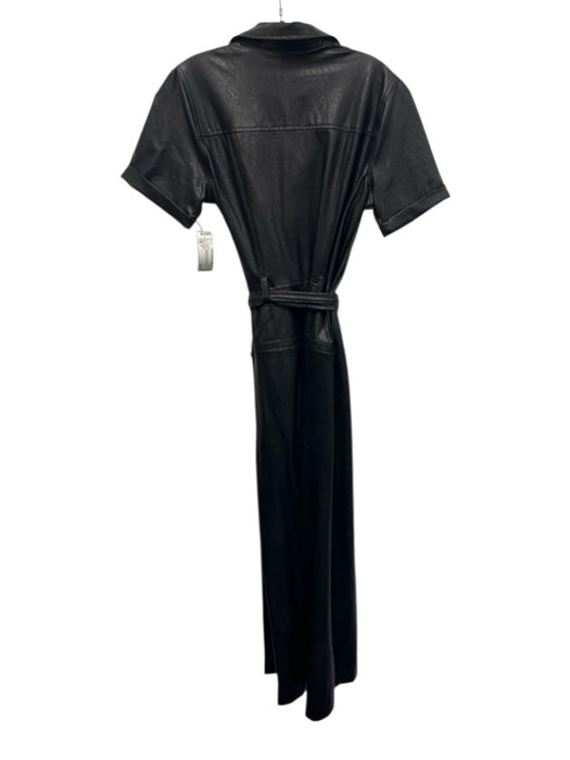 Pomander Place Size M Navy Rayon & Polyester Sleeveless Button Up Collar Dress Navy / M