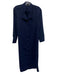 Pomander Place Size S Navu Blue & Orange Polyester Long Sleeve Button Up Dress Navu Blue & Orange / S