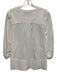 Pomander Place Size M White Cotton Long Sleeve 1/4 Zip Textured Top White / M