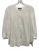 Pomander Place Size M White Cotton Long Sleeve 1/4 Zip Textured Top White / M