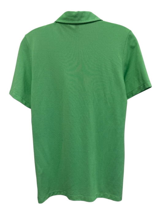 Magnolia Lane Size M Green Cotton & Polyester Short Sleeve polo Masters Logo Top Green / M
