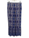 Seventy Venezia Size 42 Purple, White & Blue Viscose Side Zip Floral Pants Purple, White & Blue / 42
